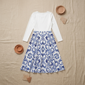 Women's Long Sleeve Dance Dress (AOP)